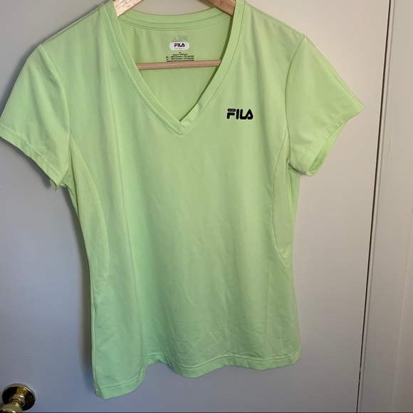 NWOT Fila neon stretch workout shirt - Picture 1 of 3